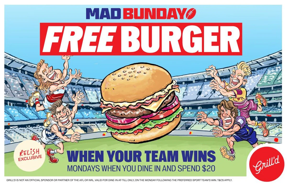Madbunday Free Burger