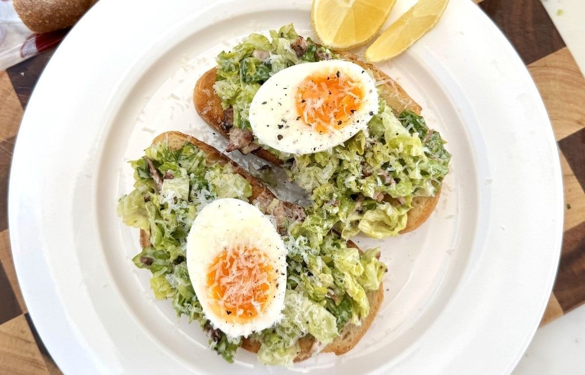 Caesar Salad Toast