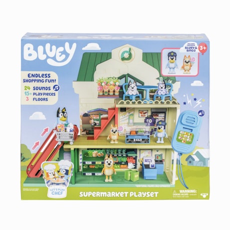 Big W Bluey Supermarket Playset