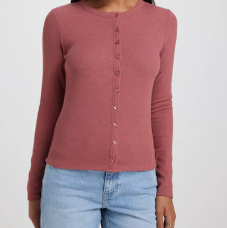 Just Jeans Signature Rib Cardigan
